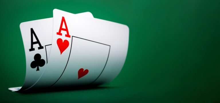 playing cards on a table