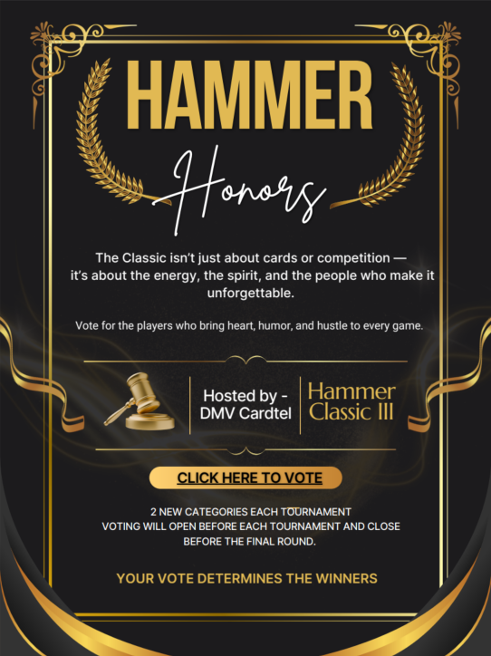 Black & Gold Festive Award Nomination Poster